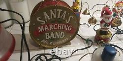 Vintage Mr. Christmas Santa's Marching Band 1994 Musical 35 Carols Works Nice