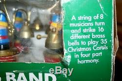 Vintage Mr. Christmas Santa's Marching Band Musical Holiday Display Works Great