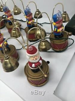 Vintage Mr Christmas Santa's Marching Band Musical plays 35 Songs