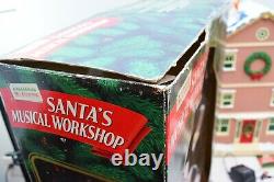 Vintage Mr. Christmas Santa's Musical Workshop Tested Works Holiday Decor
