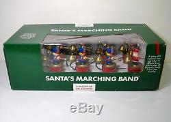 Vintage Mr Christmas Santas Marching Band Christmas Carols Ornaments Holiday