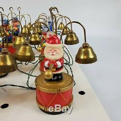 Vintage Mr. Christmas Santas Marching Band In Box Holiday Music Works See Video