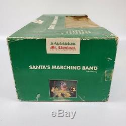 Vintage Mr. Christmas Santas Marching Band In Box Holiday Music Works See Video