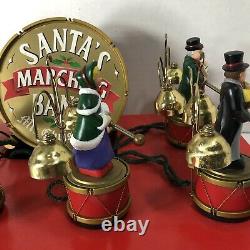 Vintage Mr Christmas Santas Marching Band Musical Bells Display Tested Works