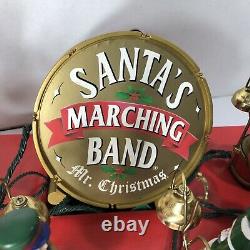 Vintage Mr Christmas Santas Marching Band Musical Bells Display Tested Works