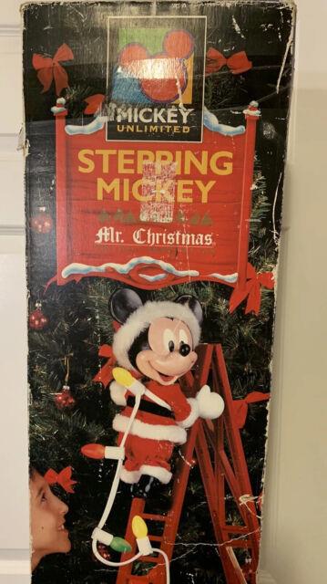 Vintage Mr. Christmas Stepping Mickey 1995 Mickey Unlimited Read Description Rare