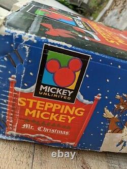 Vintage Mr. Christmas Stepping Mickey Mr. Christmas 1995 Disneys Mickey Mouse