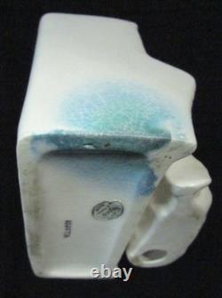 Vintage NAPCO Japan Ceramic Christmas SANTA CLAUS PLAYING PIANO PLANTER Xmas