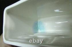 Vintage NAPCO Japan Ceramic Christmas SANTA CLAUS PLAYING PIANO PLANTER Xmas