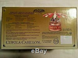 Vintage NEW Mr Christmas Moving Cupola Carillon Carousel 30 Tune Music Box NIB