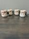 Vintage Noel Winking Santa Christmas Mugs Set Of 4 Commodore Japan