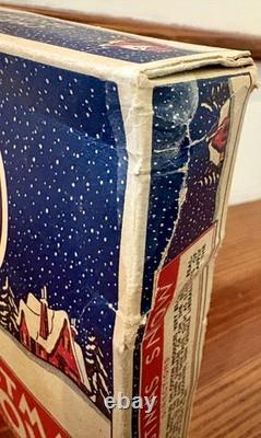 Vintage NOS Christmas Mica Snow Flakes Original Boxes Unopened Unused Lot of 4
