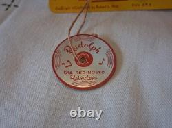 Vintage NOS Rudolph The Red Nosed Reindeer Light Up Pin WithOriginal Backing Vintage NOS Rudolph The Red Nosed Reindeer Light Up Pin WithOriginal Backing