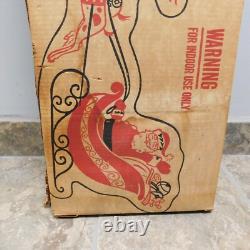 Vintage NOS Toymaster Christmas Electric Life Size Fireplace & Mantle Piece #C83