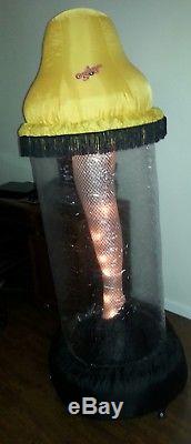 Vintage Neca A Christmas Story inflatable lawn ornament leg lamp light up 71