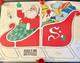 Vintage Neely Hall Christmas Santa & Sleigh Craft Pattern No 1298 Sheet 1 And 2
