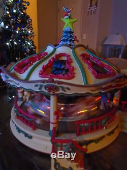 Vintage New Bright HOLIDAY CAROUSEL No 1100 Super Size 22 x 20 x 24 Rare