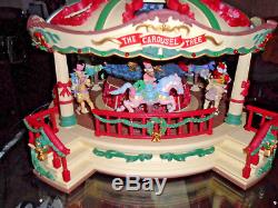 Vintage New Bright HOLIDAY CAROUSEL No 1100 Super Size 22 x 20 x 24 Rare