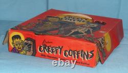 Vintage Palmer CREEPY COFFINS Halloween candy x8 in original store display box