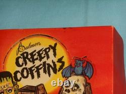 Vintage Palmer CREEPY COFFINS Halloween candy x8 in original store display box