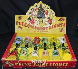 Vintage! Pifco Christmas Fairy Light Set Nursery Rhymes