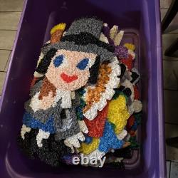 Vintage Plastic Popcorn Holiday Decorations Lot Of 30