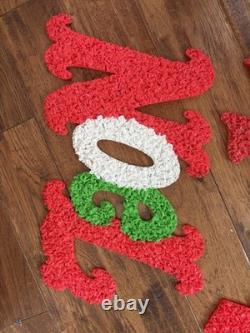 Vintage Popcorn Melted Plastic Christmas Set Of 3 Hanging Christmas Decorations