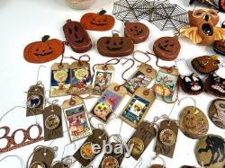 Vintage Primitive Halloween Decor Lot