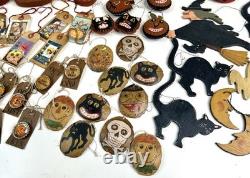Vintage Primitive Halloween Decor Lot