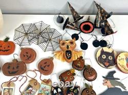 Vintage Primitive Halloween Decor Lot