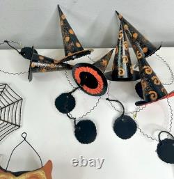 Vintage Primitive Halloween Decor Lot