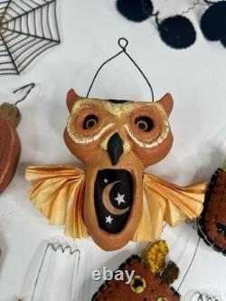 Vintage Primitive Halloween Decor Lot