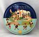 Vintage Santa Claus Indiana Julia King Candy Castle Tin Chocolate Elves Brownies