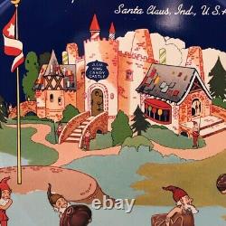 Vintage SANTA CLAUS Indiana Julia KING CANDY Castle TIN Chocolate ELVES Brownies