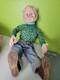 Vintage Sandi Zimnicki Large Elf Doll Rubber Face Enesco North Pole Rare 32'93