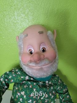 Vintage Sandi Zimnicki Large Elf Doll Rubber Face Enesco North Pole Rare 32'93