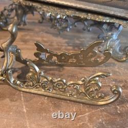 Vintage Solid Brass Reindeer And Sleigh Christmas Holiday 10 Vintage Solid Brass Reindeer And Sleigh Christmas Holiday 10