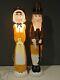 Vintage Thanksgiving Blow Mold Pilgrims Union Products Don Featherstone 1996