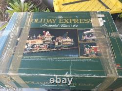 Vintage The Holiday Express Animated Christmas Train Set Number 380 1996