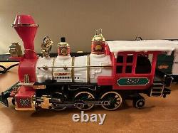 Vintage The Original Musical Christmas Train Set In Original Box TESTED & WORKS