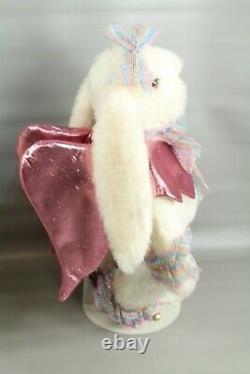 Vintage Tilly Collectables Bunny Rabbit Plush Couple 1987 21 Tall Cotton USA