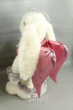 Vintage Tilly Collectables Bunny Rabbit Plush Couple 1987 21 Tall Cotton USA