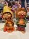 Vintage Union Gnome Troll Blow Mold 14.5 Don Featherstone 60's Set Of 2