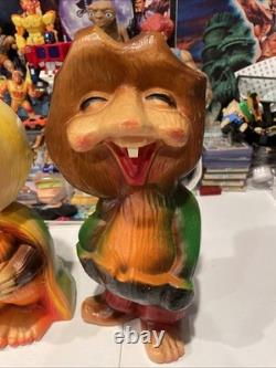 Vintage Union Gnome Troll Blow Mold 14.5 Don Featherstone 60's SET OF 2