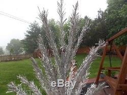 Vintage United States Silver Tree Co Aluminum Christmas Tree 6.5 Ft withBox