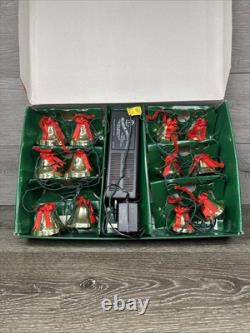 Vintage Ye Merrie Minstrel Caroling Christmas Bells 12 String Musical. Tested