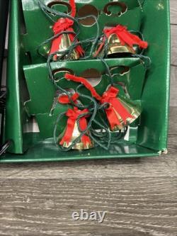 Vintage Ye Merrie Minstrel Caroling Christmas Bells 12 String Musical. Tested