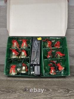 Vintage Ye Merrie Minstrel Caroling Christmas Bells 12 String Musical. Tested