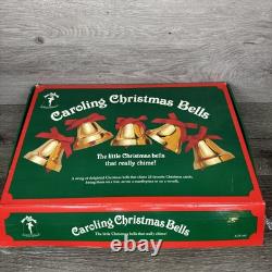Vintage Ye Merrie Minstrel Caroling Christmas Bells 12 String Musical. Tested Vintage Ye Merrie Minstrel Caroling Christmas Bells 12 String Musical. Tested