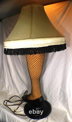 Vintage leg lamp based off of christmas story 1 off, 33 tall